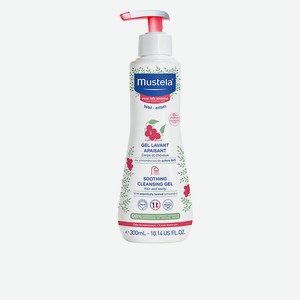 MUSTELA Гель-шампунь для тела и волос Soothing Cleansing Gel, для чувствительной кожи, 300 мл