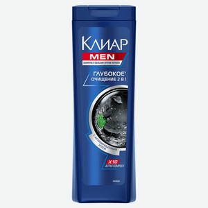 Шампунь д/волос мужской Клиар Vita Abe Глубокое очищение 400