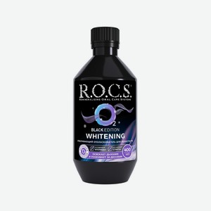 Ополаскиватель для полости рта отбеливающий R.O.C.S. Black Edition 400мл