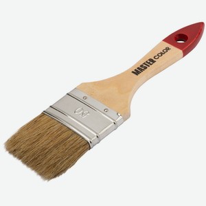 Кисть флейцевая, натур. щетина, 55% топс, лакиров.ручка, ширина 50 мм