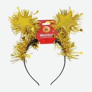 Ободок звездочки серебро/золото XNFG003MM в ассортименте