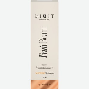 Зубная паста MIXIT Fruit Beam отбеливающая с витамином C, 75г