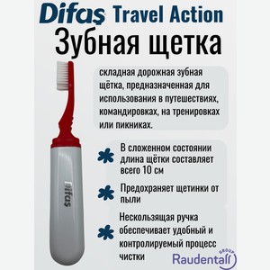 Зубная щетка складная Difas 1 шт.
