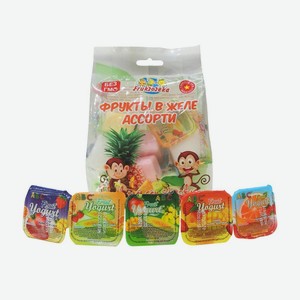Фрукты в желе, Fruktoteka, ассорти, 360 г