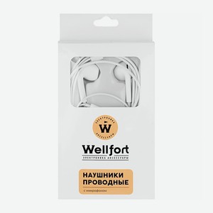 Наушники Wellfort проводные с микрофоном 80030910