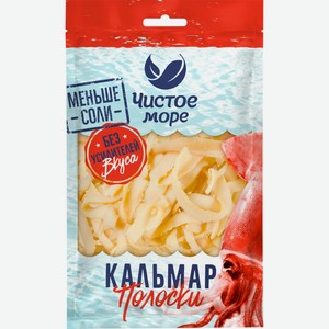 Кальмар ЧИСТОЕ МОРЕ Перуанский полоски, Россия, 40 г