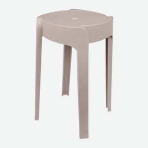 Пластиковый табурет бежевый 30*46*30см 980 г
