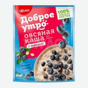 Каша Увелка овсяная с черникой 40г 40 г
