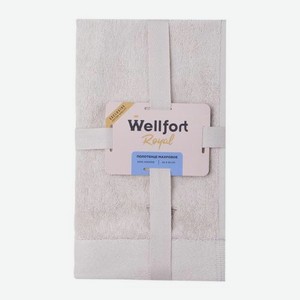 Махровое полотенце 30*50см бежевое Royal Wellfort Ramsi 88 г