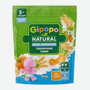 Каша детская Gipopo молочная Пшеничная с тыквой 200г 200 г