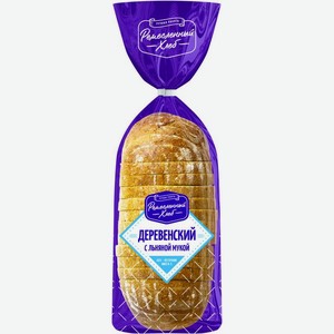 Хлеб Деревенский с льняной мукой нарезанный Дарница 350г