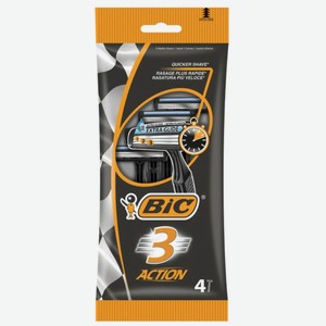 Бритва BIC 3 Action мужская 4шт БИК СНГ АО