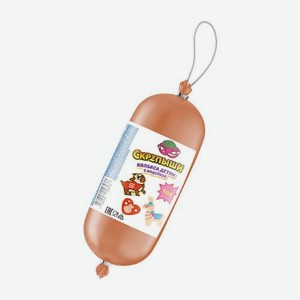 Колбаса Детям с индейкой Скрепыши 300г 300 г