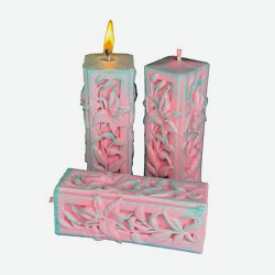 2 Свечи  Лилия  - Любовь к себе, с розой и жасмином