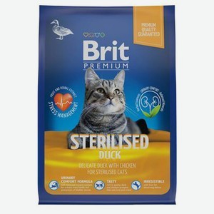 Корм д/стерилизованных кошек и кастр.котов Brit Premium Cat
