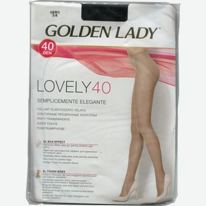 Колготки Golden Lady Lovely 40 den черные размер 2 1пара, 1 шт