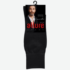 Носки Allure ALR Carlo мужские чёрные, р.31 (45/46), 50 г