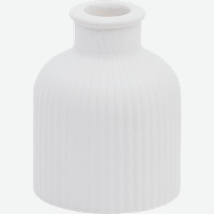 Ваза для сухоцветов HOMECLUB 7x7x9,4см, белая, Арт. 501883