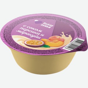 Продукт йогуртный пастеризованный ВЫБОР СЕМЬИ с соком персика и маракуйи 2,5%, без змж, 130г