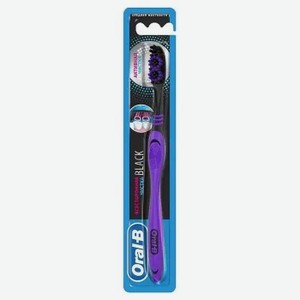 Зубная щетка Oral-B Black medium Всесторонняя чистка средняя жесткость