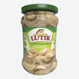 Шампиньоны маринованные Lutik по-дворянски, 314 мл.