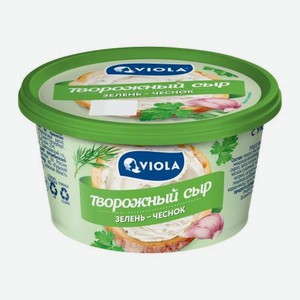 Сыр творожный Viola с укропом чесноком и петрушкой 66% 140г 140 г