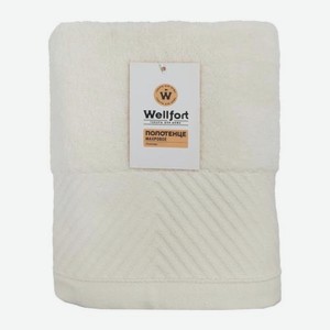 Махровое полотенце 50*80см Чизкейк с бортом Wellfort 170 г