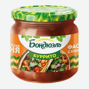 Красная фасоль с кукурузой по-мексикански в соусе Буррито Бондюэль 360г 360 г