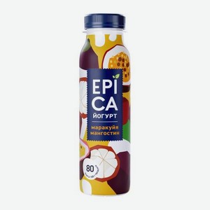 Йогурт питьевой Epica Маракуйя и мангостин 2.5% 260г 260 г
