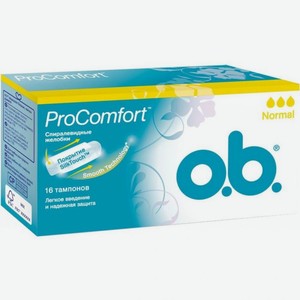 Тампоны гигиенические O.b. ProComfort, 16 шт