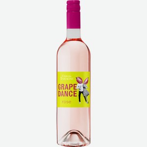 Вино CHATEAU TAMAGNE Grape Dance Кубань Таманский полуостров Российское розовое полусухое, 0.75л