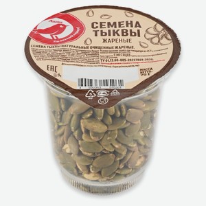 Семена тыквы АШАН Красная птица жареные очищенные, 70 г