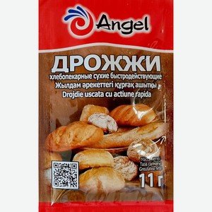 Дрожжи сухие  Angel  быстродействующие, 11 г