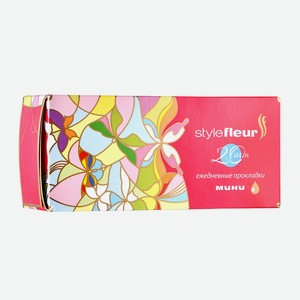 Прокладки  Style Fleur  Mini ежедневные, 20 шт