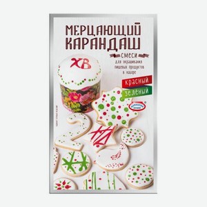 Пасхальный краситель Тодико Мерцающий карандаш красный/зеленый hk100843 28 г