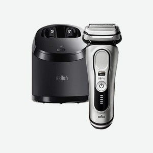 BRAUN Электробритва Series 9 9292cc со станцией Clean&Charge, Цвет: серебряный