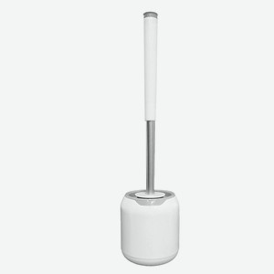 LAIMA Ершик для унитаза силиконовый ROUND TYPE, Белый, 1 шт