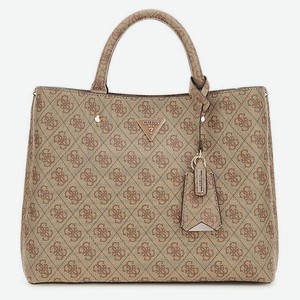 GUESS Сумка-тоут Meridian II Girlfriend Tote Bag, Цвет: Коричневый