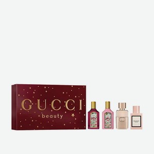 GUCCI Подарочный набор миниатюр, Bloom, Guilty Pour Femme, Flora Gorgeous Gardenia, Flora Gorgeous Gardenia Intense