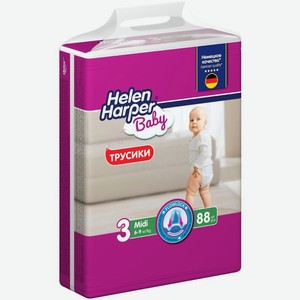 Подгузники-трусики Helen Harper Baby Midi 6-9кг, 88шт,, 88 шт