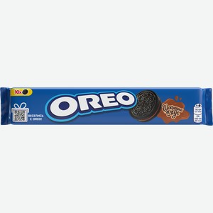 Печенье OREO с какао и начинкой с вкусом шоколада, 95г