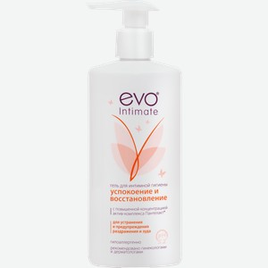 Гель для интимной гигиены EVO Intimate Успокоение и восстановление, 250мл
