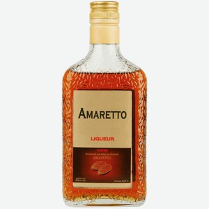Ликер ЧТМ fantasy brands АМАРЕТТО AMARETTO десертный алк.25%, Россия, 0.5 L
