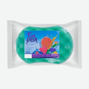 Губка для тела фигурная  Fun Fresh , в ассортименте