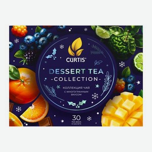 Набор чая Curtis Dessert Tea Collection ассорти 6 вкусов 30 саше 58 г