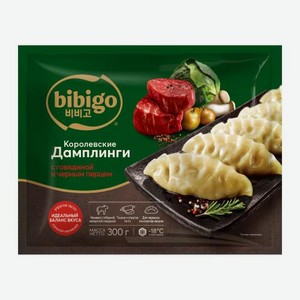 Дамплинги с говядиной и чёрным перцем Bibigo 300г 300 г