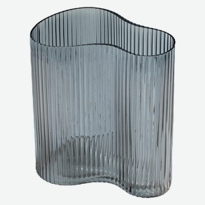 Ваза  Грация  рифленная 18*21,5 см, стекло арт.SC-1387