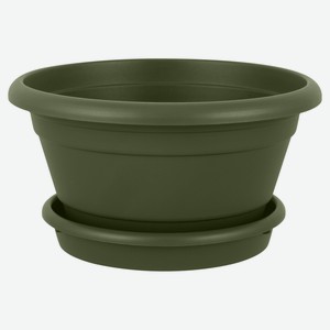 Горшок для цветов InGreen Афина цвет мох 17х9 см, 1 л
