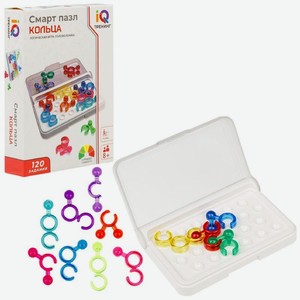 Игра настольная 1Toy Смарт Пазл Кольца логическая, 1 шт
