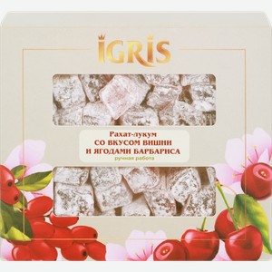 Рахат-лукум IGRIS со вкусом вишни и ягодами барбариса, 145г
